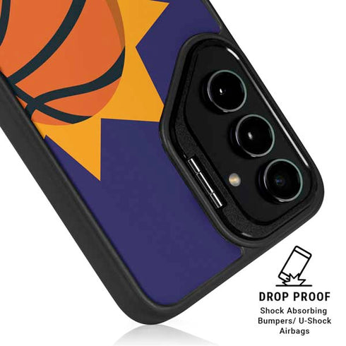 NBA Phoenix Suns Large Logo Galaxy S24 FE Kickstand Case