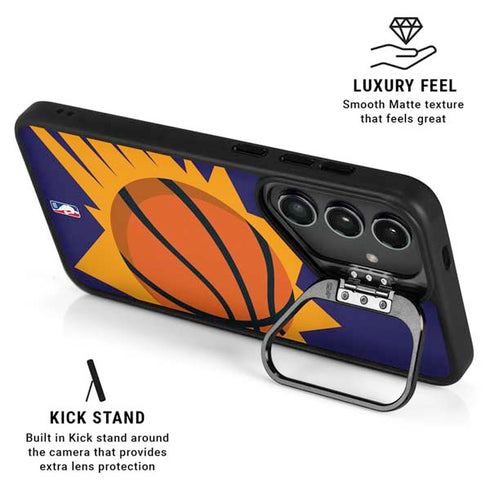 NBA Phoenix Suns Large Logo Galaxy S25 Kickstand Case