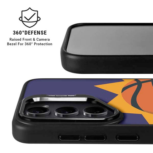 NBA Phoenix Suns Large Logo Galaxy S25 Kickstand Case