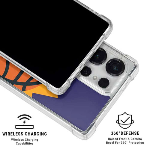 NBA Phoenix Suns Large Logo Galaxy S26 Ultra Clear Case