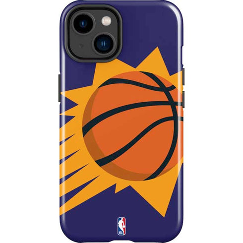 NBA Phoenix Suns Large Logo iPhone 15 Impact Case