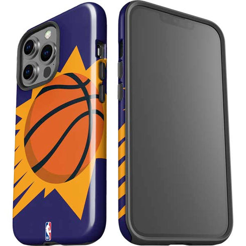NBA Phoenix Suns Large Logo iPhone 15 Pro Impact Case