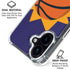 NBA Phoenix Suns Large Logo iPhone 16 Clear Case