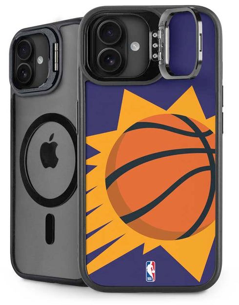 NBA Phoenix Suns Large Logo iPhone 16 Plus Kickstand Case
