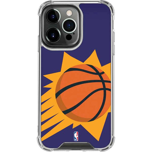 NBA Phoenix Suns Large Logo iPhone 16 Pro Clear Case