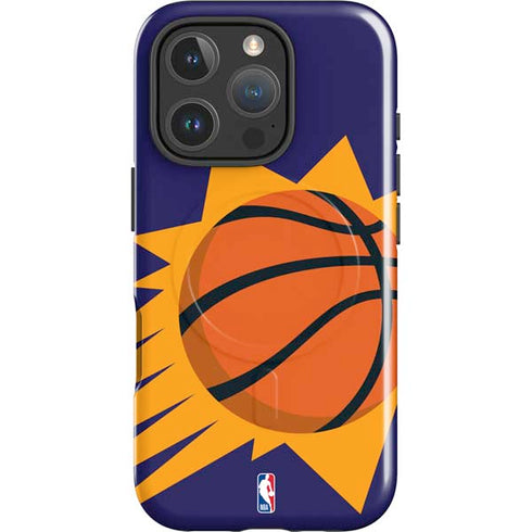NBA Phoenix Suns Large Logo iPhone 16 Pro Magsafe Impact Case