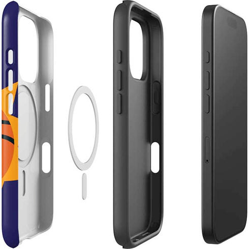 NBA Phoenix Suns Large Logo iPhone 16 Pro Max Magsafe Impact Case
