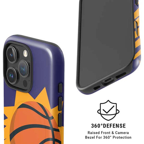 NBA Phoenix Suns Large Logo iPhone 16 Pro Max Magsafe Impact Case