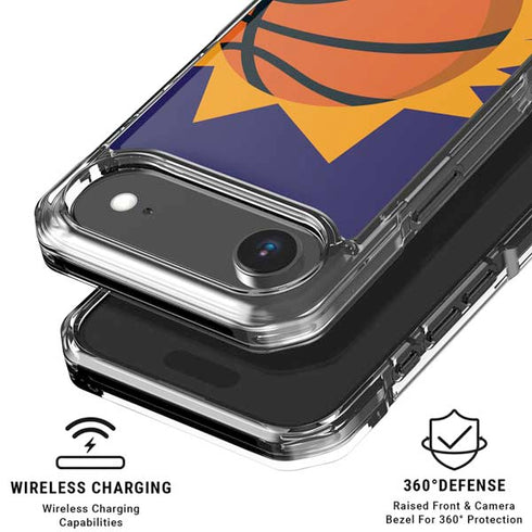 NBA Phoenix Suns Large Logo iPhone 17 Air Clear Case