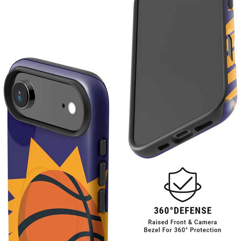 NBA Phoenix Suns Large Logo iPhone 17 Air Magsafe Impact Case