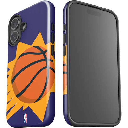 NBA Phoenix Suns Large Logo iPhone 17 Impact Case