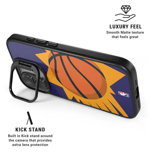 NBA Phoenix Suns Large Logo iPhone 17 Kickstand Case