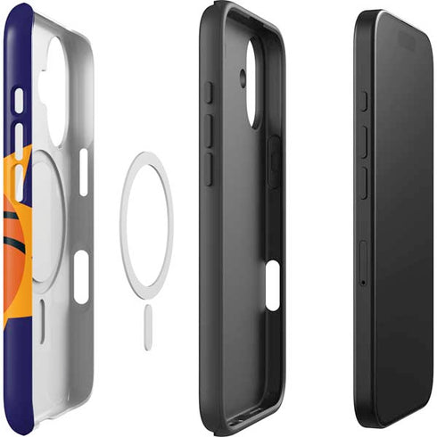 NBA Phoenix Suns Large Logo iPhone 17 Magsafe Impact Case