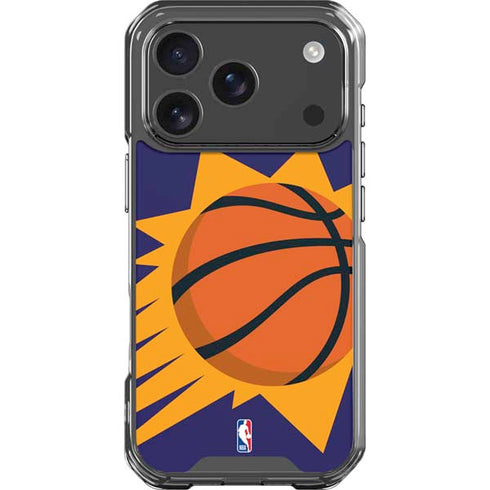 NBA Phoenix Suns Large Logo iPhone 17 Pro Clear Case