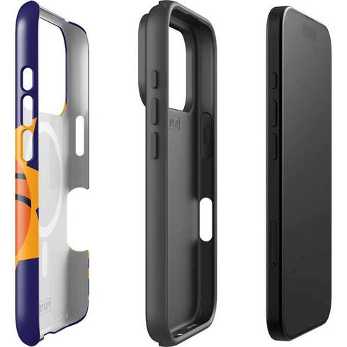 NBA Phoenix Suns Large Logo iPhone 17 Pro Magsafe Impact Case