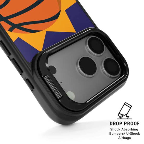 NBA Phoenix Suns Large Logo iPhone 17 Pro Max Kickstand Case