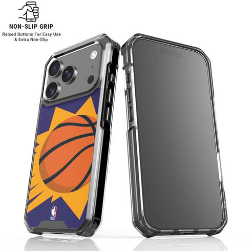 NBA Phoenix Suns Large Logo iPhone 18 Pro Clear Case