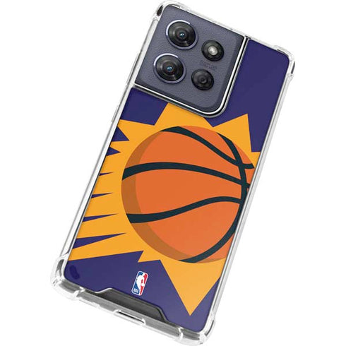 NBA Phoenix Suns Large Logo Moto G 5G (2025) Clear Case