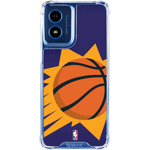 NBA Phoenix Suns Large Logo Moto G 5G (2024) Clear Case