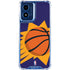 NBA Phoenix Suns Large Logo Moto G 5G (2024) Clear Case