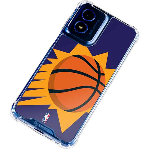 NBA Phoenix Suns Large Logo Moto G 5G (2024) Clear Case