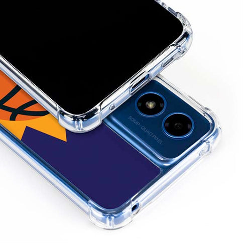 NBA Phoenix Suns Large Logo Moto G 5G (2024) Clear Case