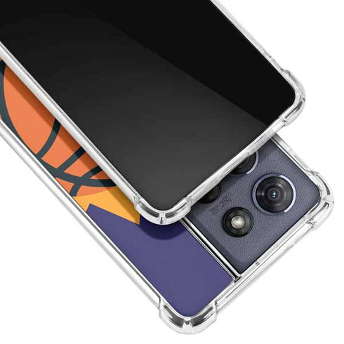 NBA Phoenix Suns Large Logo Moto G Play 5G (2025) Clear Case