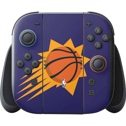 NBA Phoenix Suns Large Logo Nintendo Switch 2 (2025) with Joy-Con Skin
