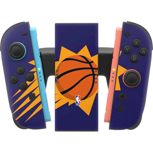 NBA Phoenix Suns Large Logo Nintendo Switch 2 (2025) Joy-Con Controller Skin