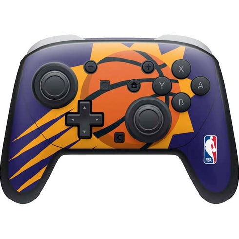 NBA Phoenix Suns Large Logo Nintendo Switch 2 (2025) Pro Controller Skin