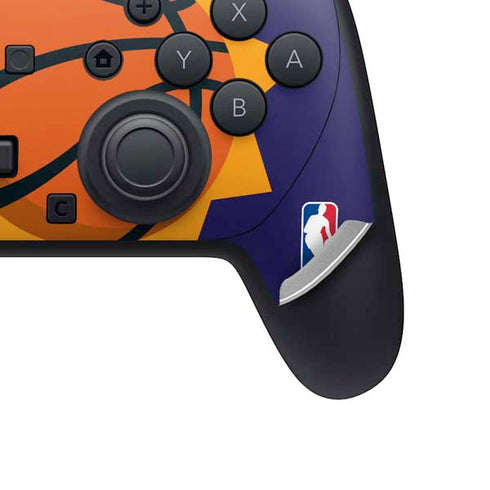 NBA Phoenix Suns Large Logo Nintendo Switch 2 (2025) Pro Controller Skin