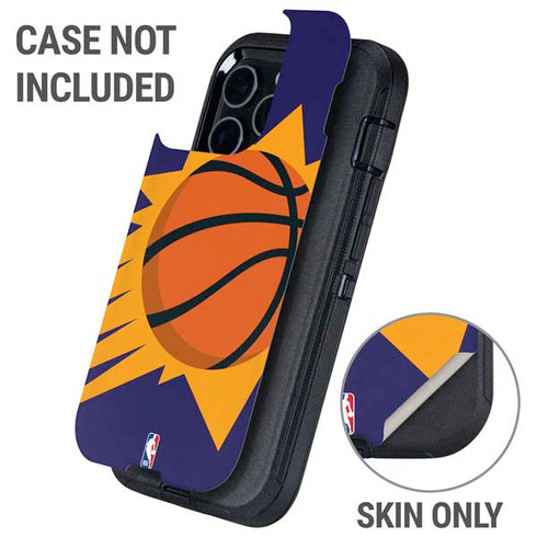 NBA Phoenix Suns Large Logo Otterbox Defender iPhone Skin
