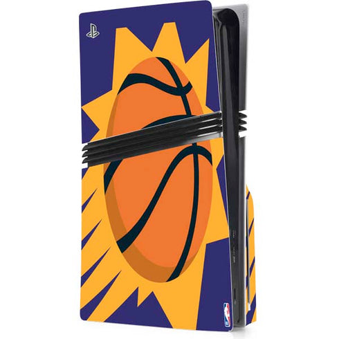 NBA Phoenix Suns Large Logo PS5 Pro Disk Console Skin