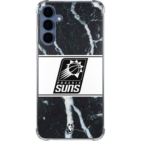 NBA Phoenix Suns Marble Galaxy A35 5G Clear Case