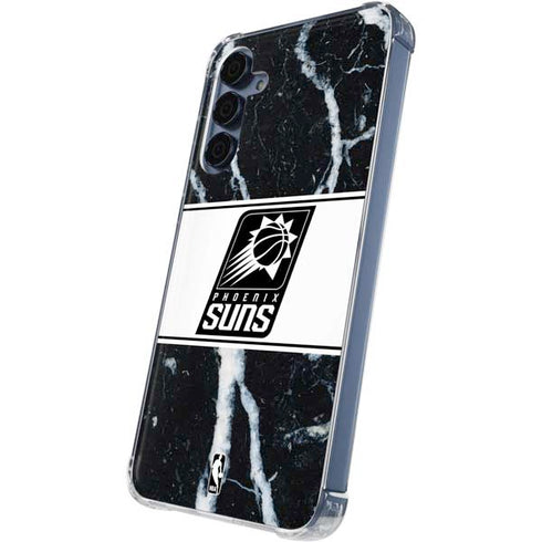 NBA Phoenix Suns Marble Galaxy A55 5G Clear Case