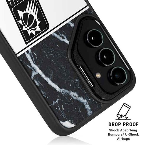 NBA Phoenix Suns Marble Galaxy S25 Kickstand Case