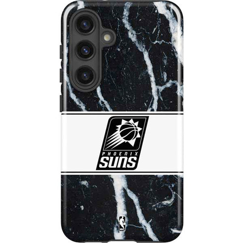 NBA Phoenix Suns Marble Galaxy S25 Plus Impact Case