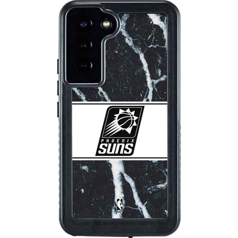 NBA Phoenix Suns Marble Galaxy S24 Plus Waterproof Case