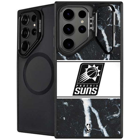 NBA Phoenix Suns Marble Galaxy S25 Ultra Kickstand Case