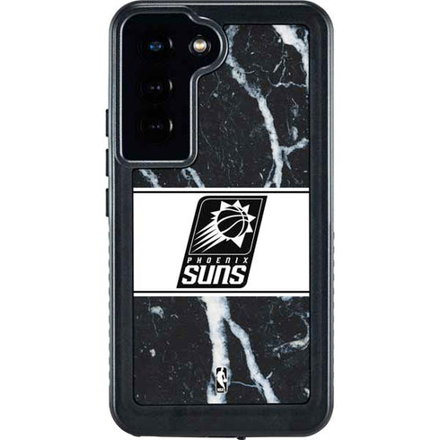 NBA Phoenix Suns Marble Galaxy S24 Waterproof Case