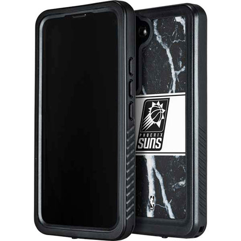 NBA Phoenix Suns Marble Galaxy S24 Waterproof Case