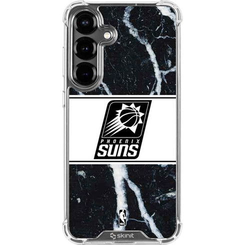 NBA Phoenix Suns Marble Galaxy S26 Plus Clear Case