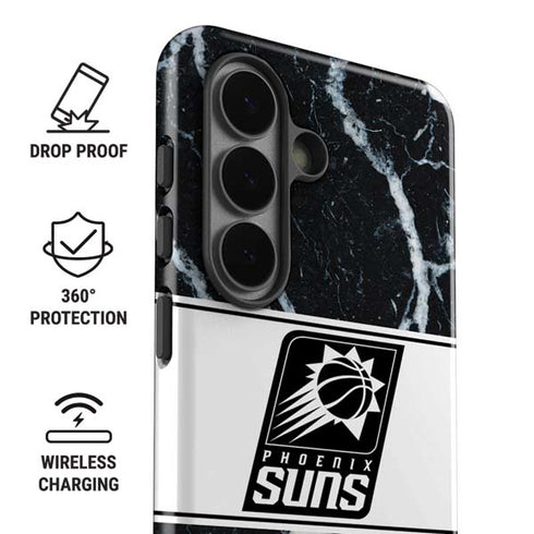 NBA Phoenix Suns Marble Galaxy S26 Plus Impact Case