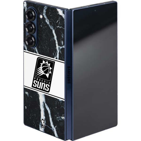 NBA Phoenix Suns Marble Galaxy Z Fold6 Skin