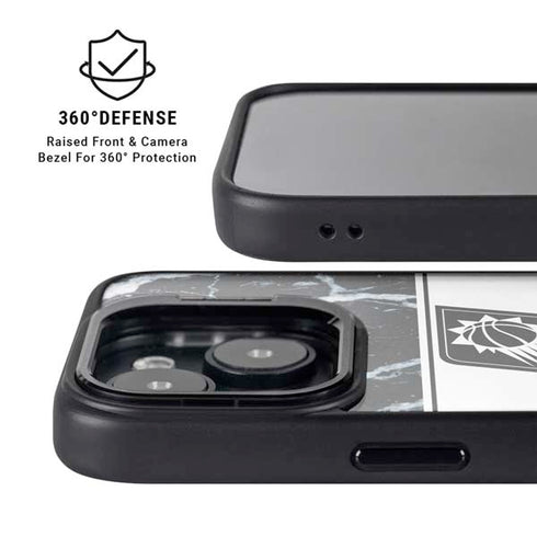 NBA Phoenix Suns Marble iPhone 13 Kickstand Case