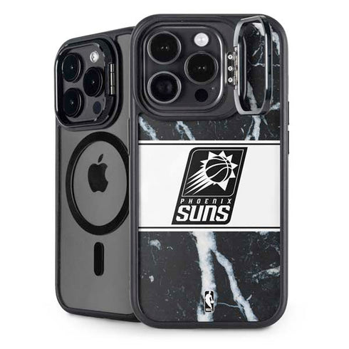 NBA Phoenix Suns Marble iPhone 13 Pro Max Kickstand Case