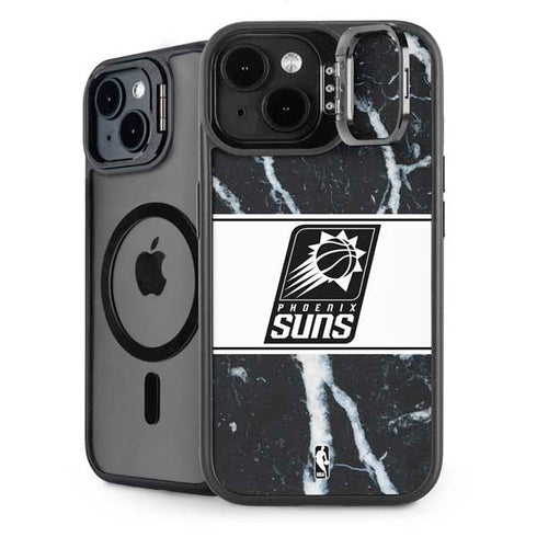 NBA Phoenix Suns Marble iPhone 14 Kickstand Case