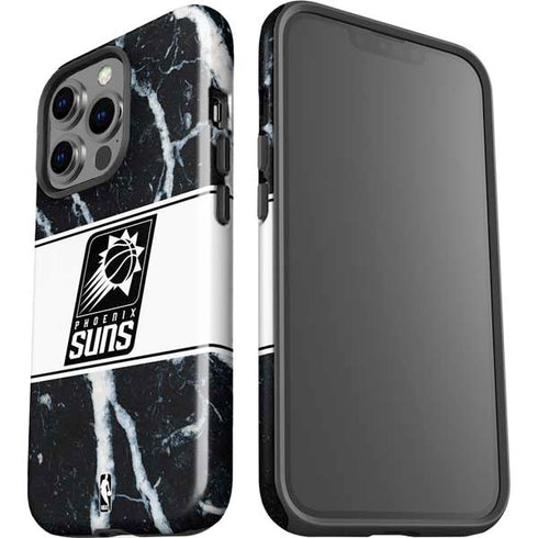 NBA Phoenix Suns Marble iPhone 15 Pro Impact Case