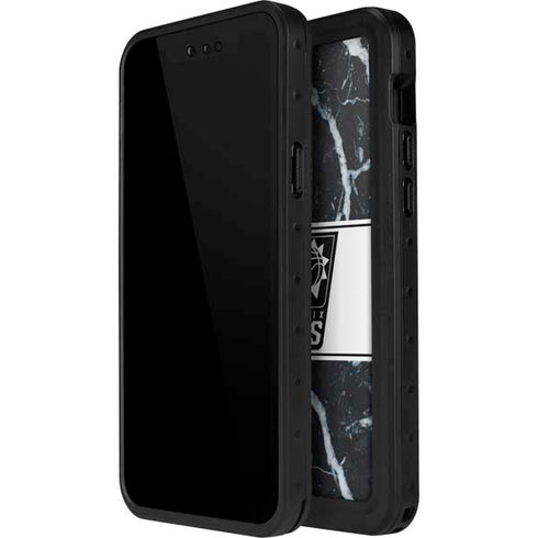 NBA Phoenix Suns Marble iPhone 15 Pro Waterproof Case