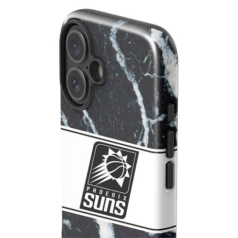 NBA Phoenix Suns Marble iPhone 16 Impact Case